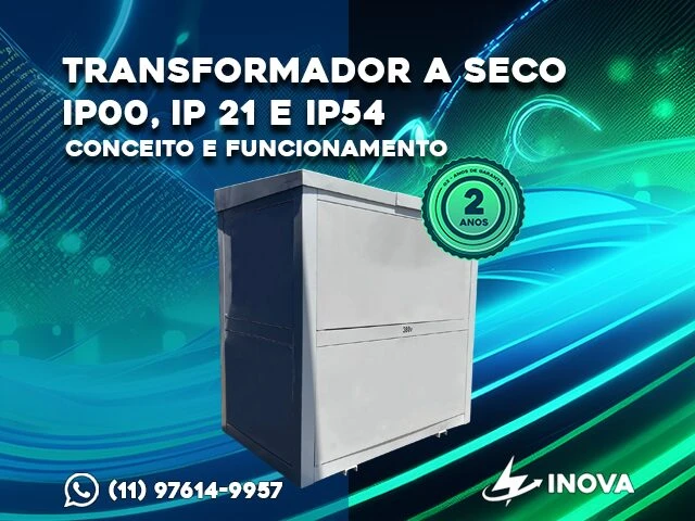 TRANSFORMADORES A SECO IP00, IP21 e IP54